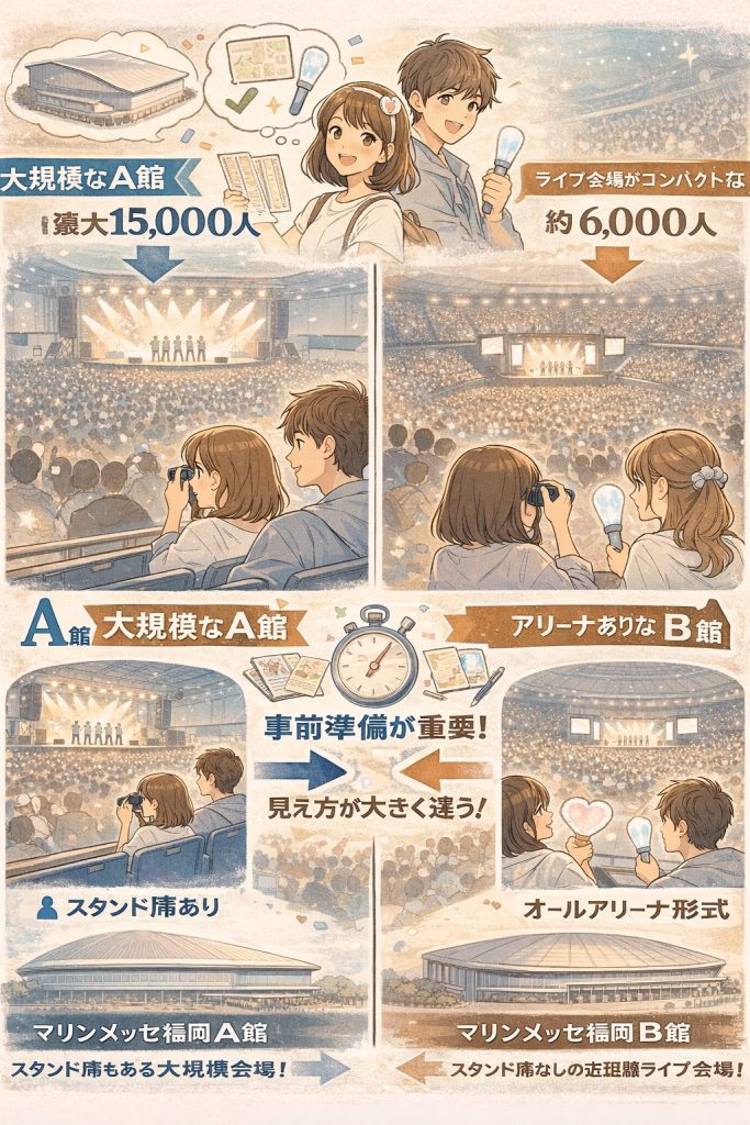 マリンメッセ福岡の会場比較