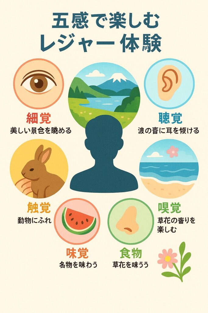 五感で楽しむレジャー体験