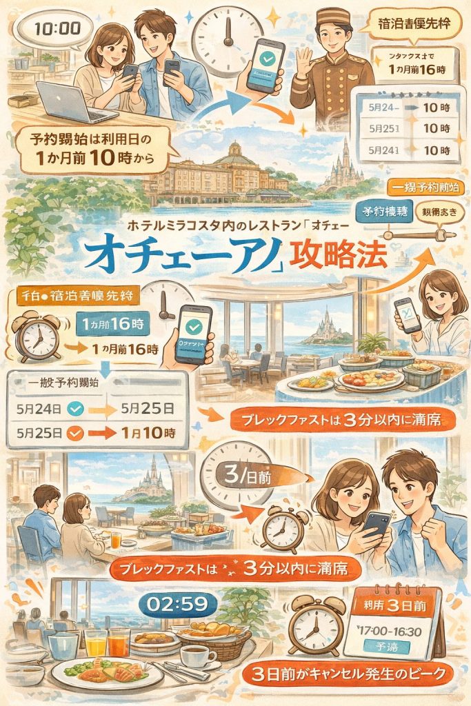 オセアノ予約のコツ
