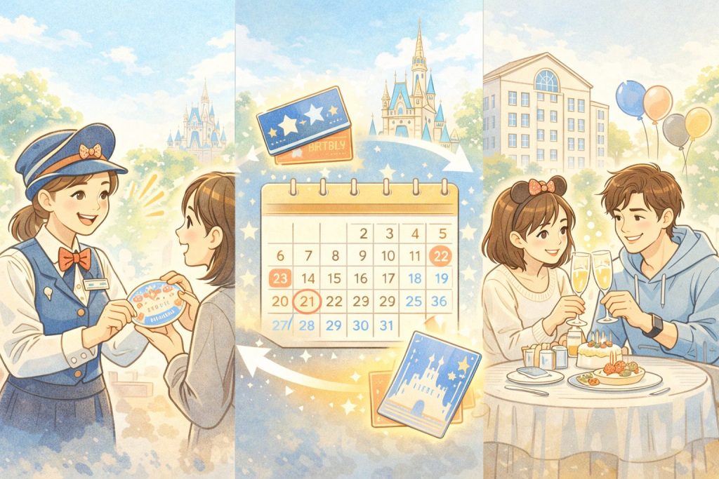 テーマパークの誕生日特典ガイド