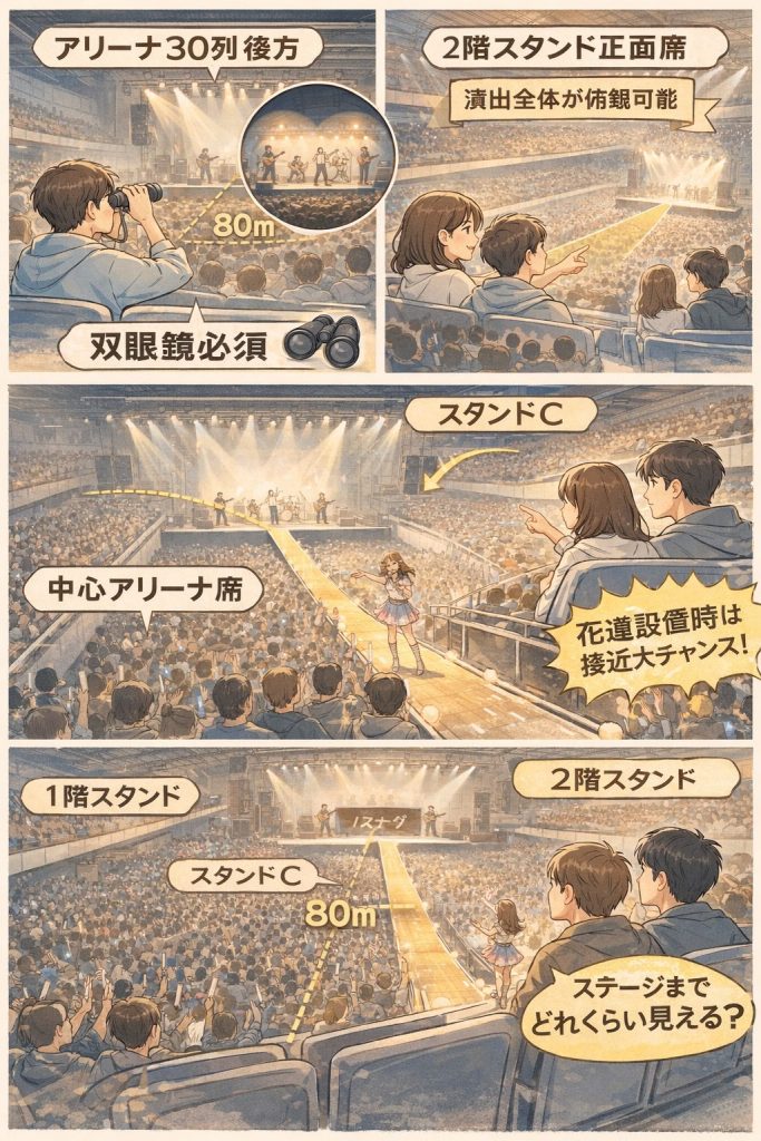 福岡マリンメッセ観客席ガイド