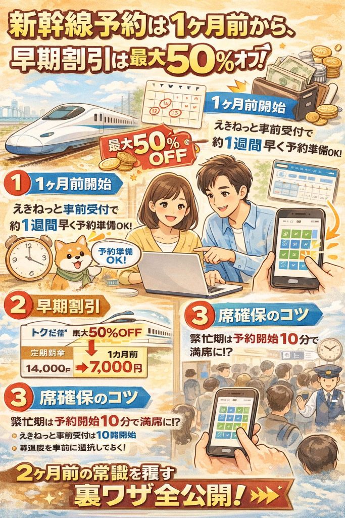 新幹線予約の裏ワザガイド