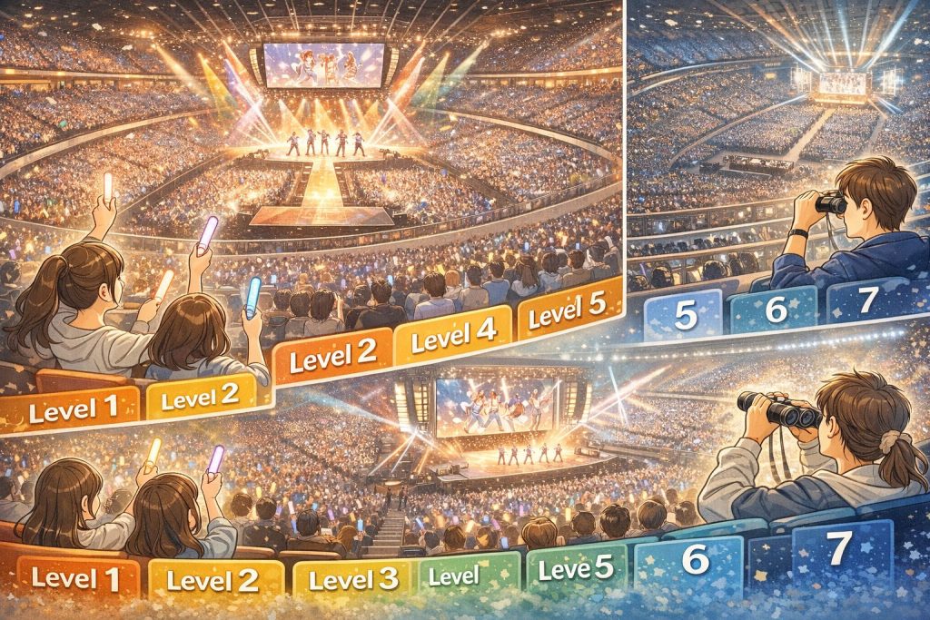横浜Kアリーナコンサート座席図