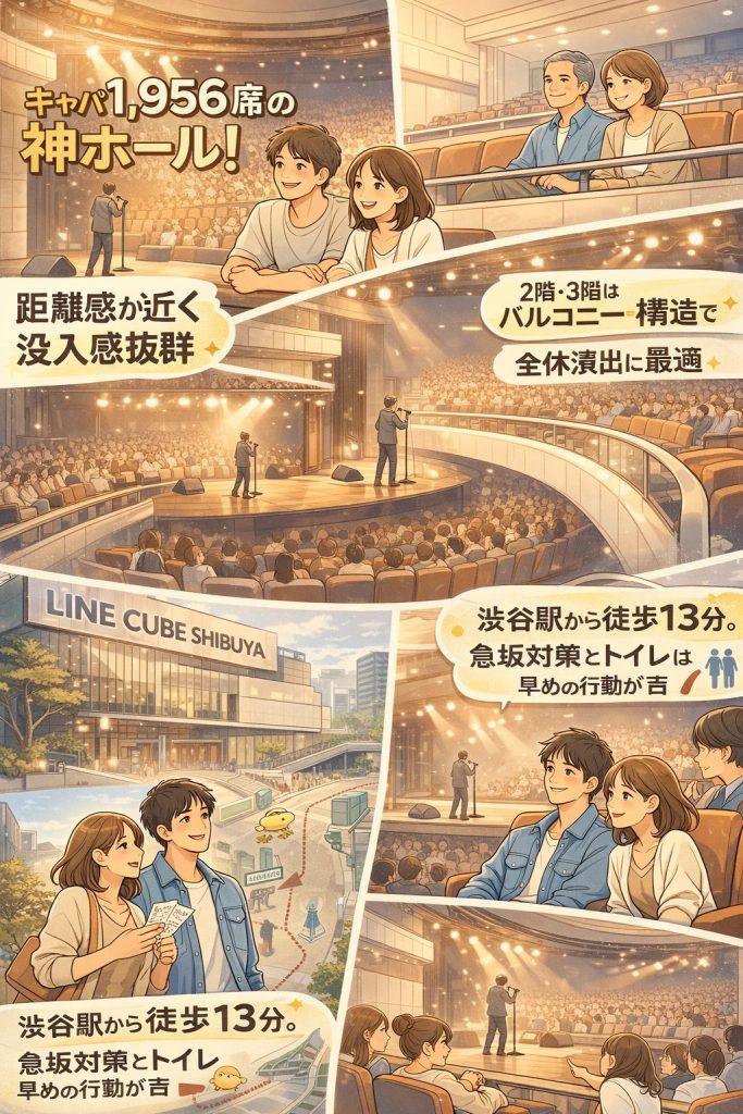 LINE CUBE SHIBUYAの魅力を紹介