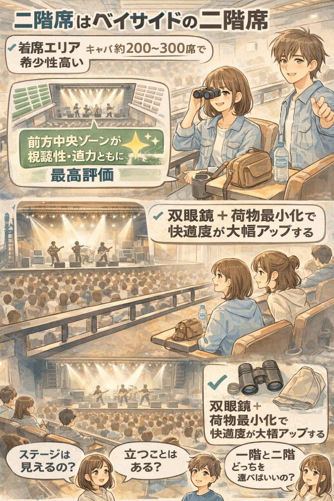 Zepp Osaka Bayside二階席の魅力