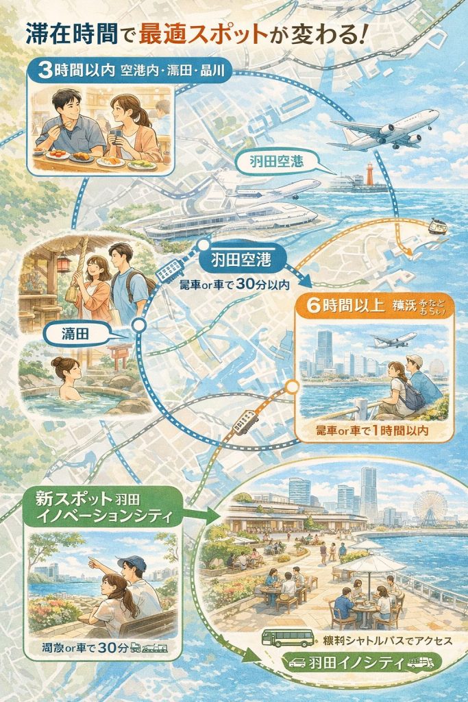 羽田空港周辺の観光ガイド