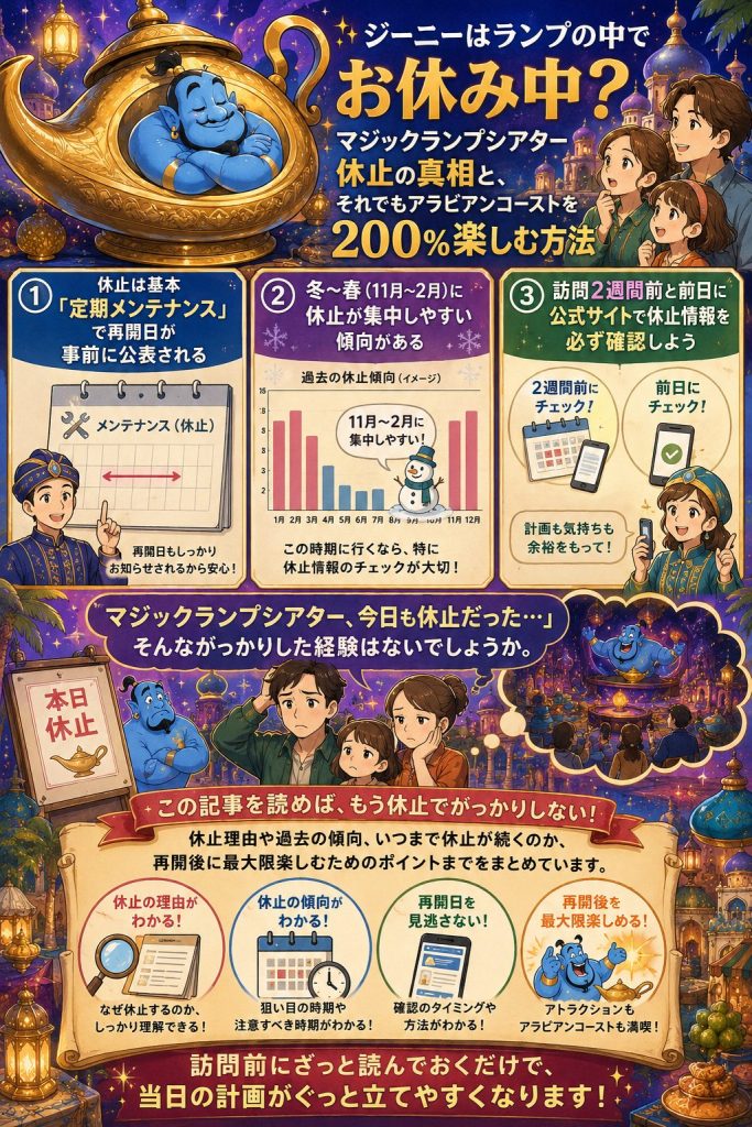 休止情報でアラビアの魅力を楽しもう