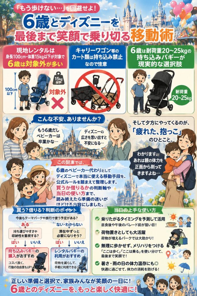 ディズニーで快適移動術