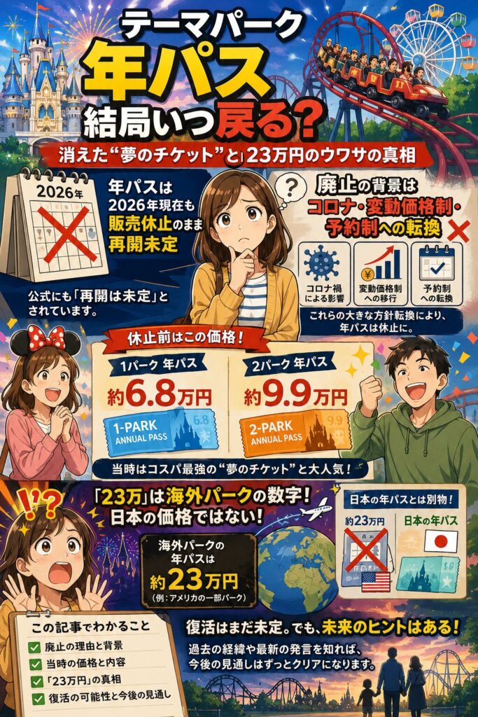 年パス廃止と未来の可能性
