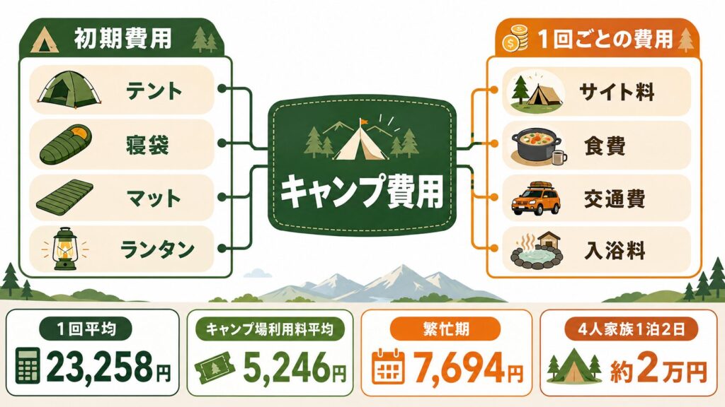 キャンプ費用の全体像