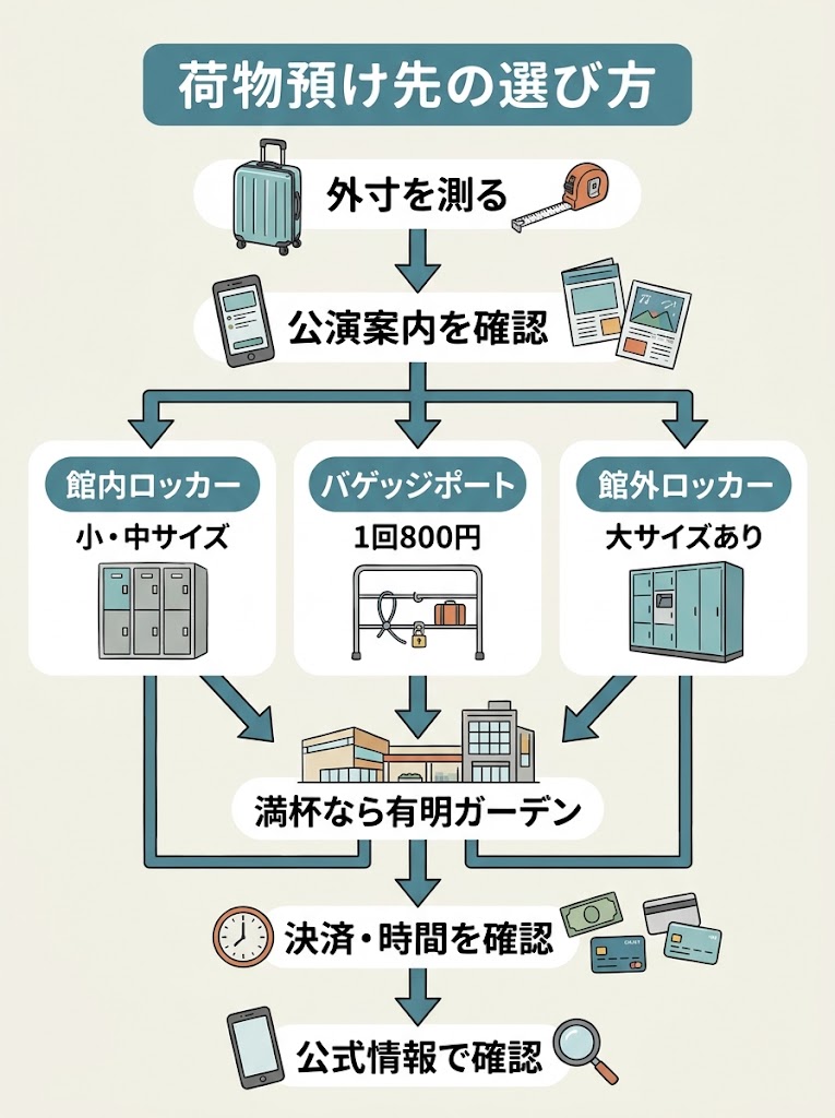 荷物預け先の選び方